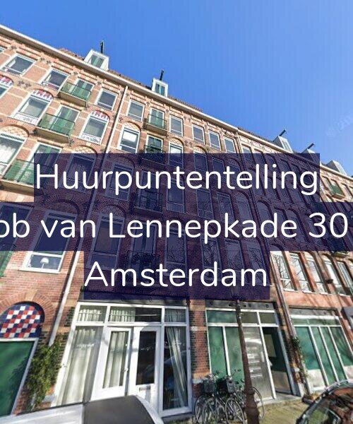 Foto gevel Huurpuntentelling voor Jacob van Lennepkade 302-C, Amsterdam
