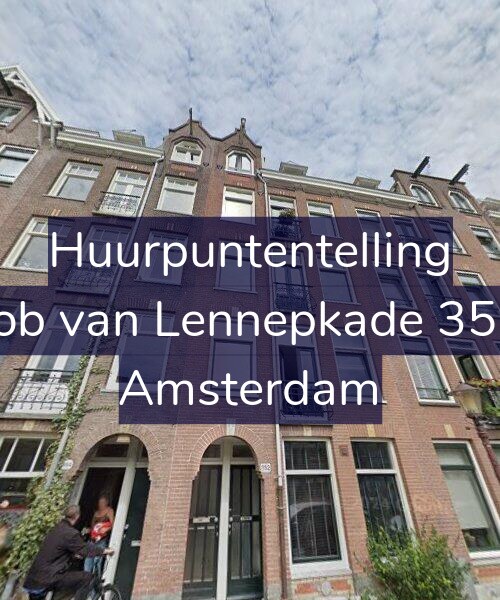 Foto gevel Huurpuntentelling voor Jacob van Lennepkade 352-3, Amsterdam