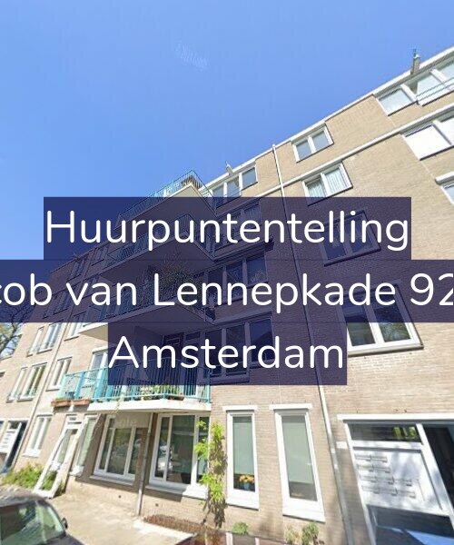 Foto gevel Huurpuntentelling voor Jacob van Lennepkade 92-C, Amsterdam