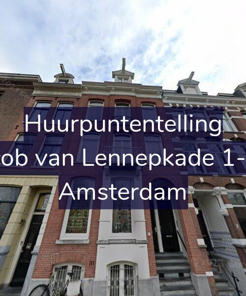 Foto gevel Huurpuntentelling voor Jacob van Lennepkade 1-A2, Amsterdam