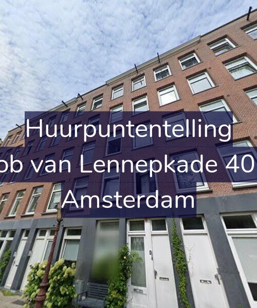 Foto gevel Huurpuntentelling voor Jacob van Lennepkade 400-2, Amsterdam