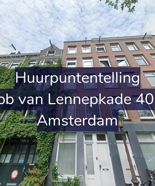 Foto gevel Huurpuntentelling voor Jacob van Lennepkade 408-3, Amsterdam