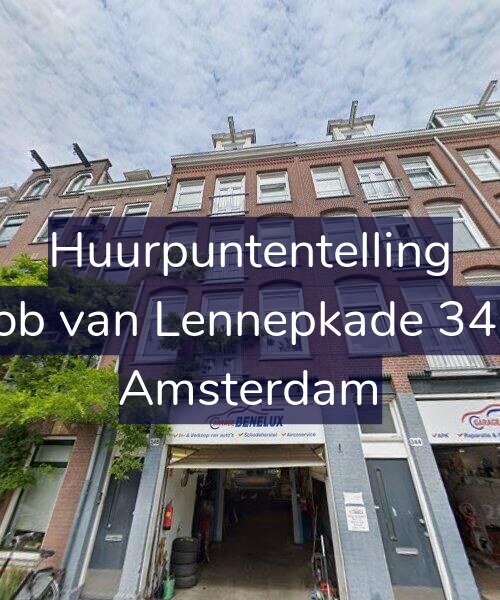 Foto gevel Huurpuntentelling voor Jacob van Lennepkade 346-3, Amsterdam