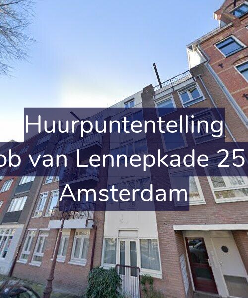 Foto gevel Huurpuntentelling voor Jacob van Lennepkade 251-B, Amsterdam