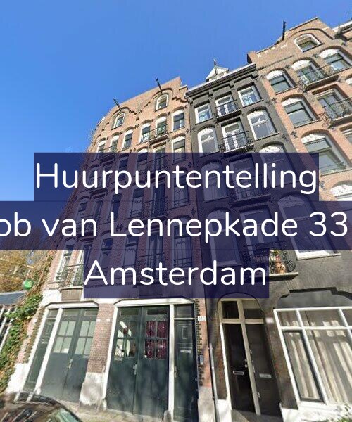 Foto gevel Huurpuntentelling voor Jacob van Lennepkade 330-4, Amsterdam