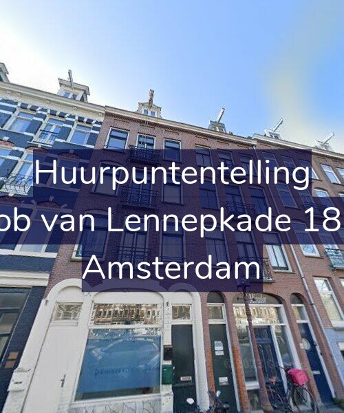 Foto gevel Huurpuntentelling voor Jacob van Lennepkade 189-3, Amsterdam
