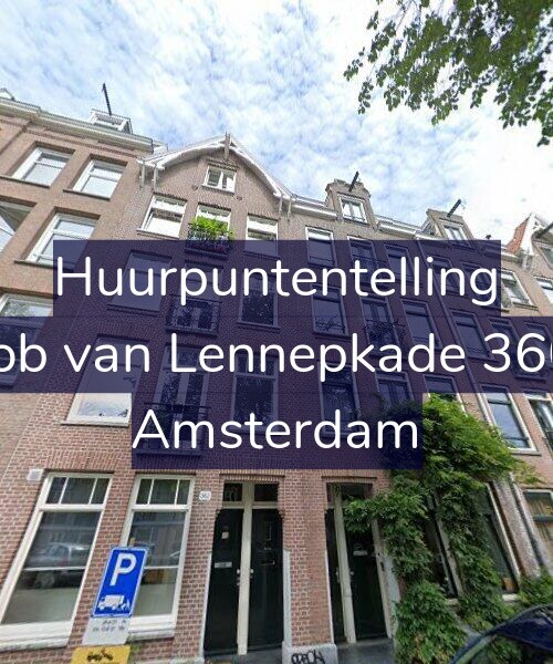 Foto gevel Huurpuntentelling voor Jacob van Lennepkade 360-C, Amsterdam