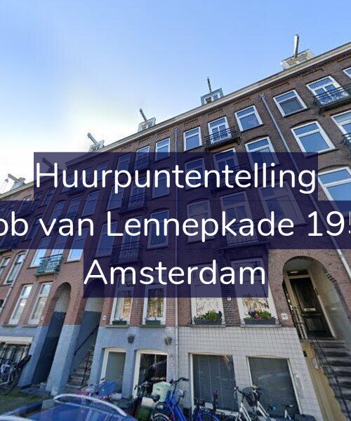 Foto gevel Huurpuntentelling voor Jacob van Lennepkade 195-H, Amsterdam