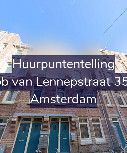 Foto gevel Huurpuntentelling voor Jacob van Lennepstraat 350-2, Amsterdam