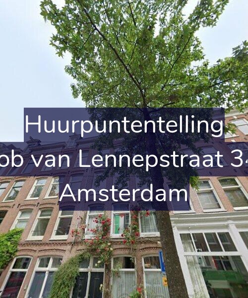 Foto gevel Huurpuntentelling voor Jacob van Lennepstraat 34-2, Amsterdam