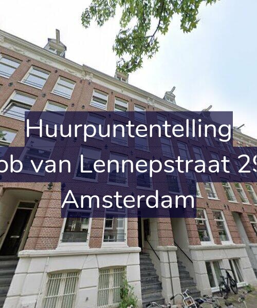 Foto gevel Huurpuntentelling voor Jacob van Lennepstraat 29-D, Amsterdam