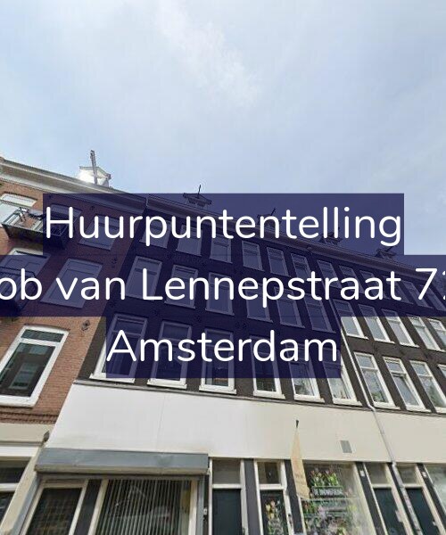 Foto gevel Huurpuntentelling voor Jacob van Lennepstraat 72-3, Amsterdam