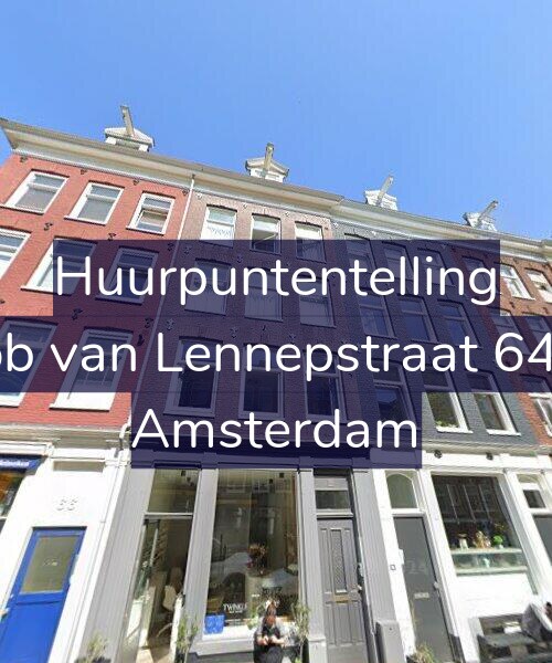 Foto gevel Huurpuntentelling voor Jacob van Lennepstraat 64-4B, Amsterdam
