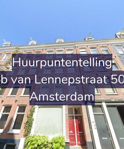 Foto gevel Huurpuntentelling voor Jacob van Lennepstraat 50-1A, Amsterdam