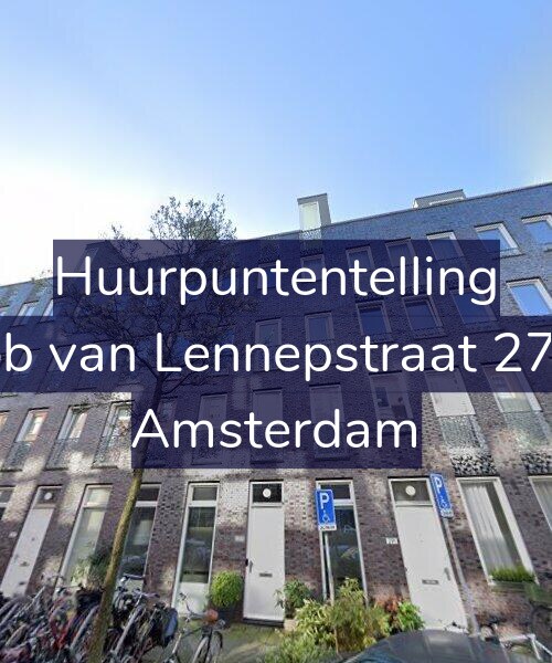 Foto gevel Huurpuntentelling voor Jacob van Lennepstraat 275-A, Amsterdam
