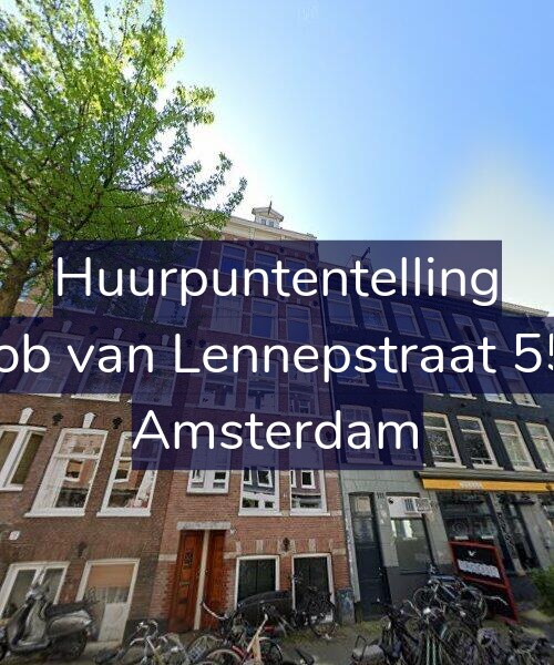 Foto gevel Huurpuntentelling voor Jacob van Lennepstraat 55-B, Amsterdam