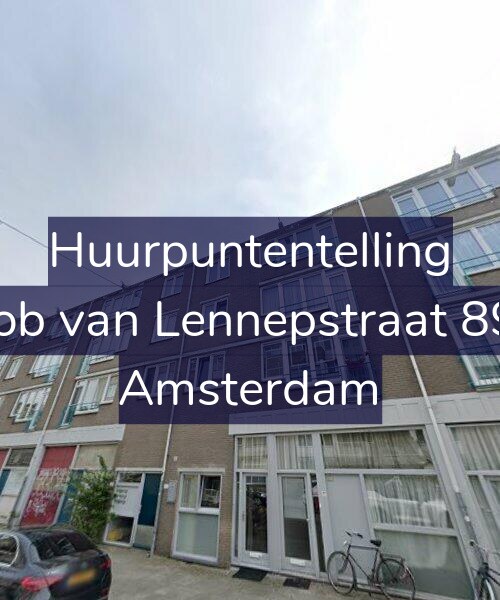 Foto gevel Huurpuntentelling voor Jacob van Lennepstraat 89-A, Amsterdam