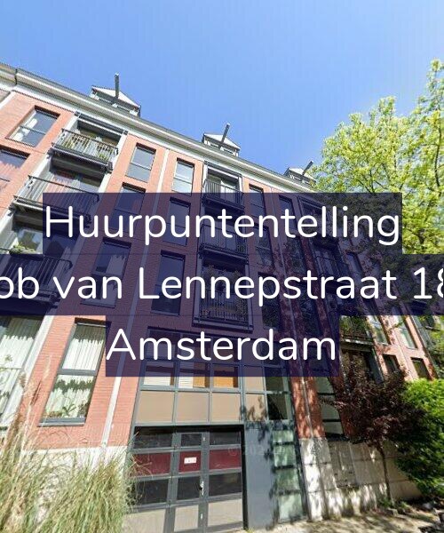 Foto gevel Huurpuntentelling voor Jacob van Lennepstraat 18-A, Amsterdam