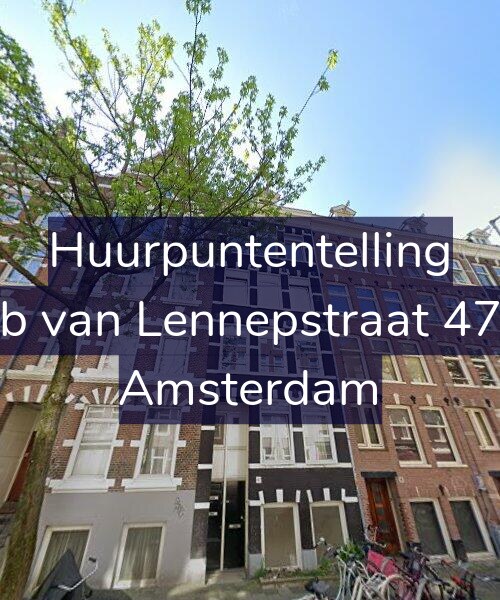 Foto gevel Huurpuntentelling voor Jacob van Lennepstraat 47-HV, Amsterdam