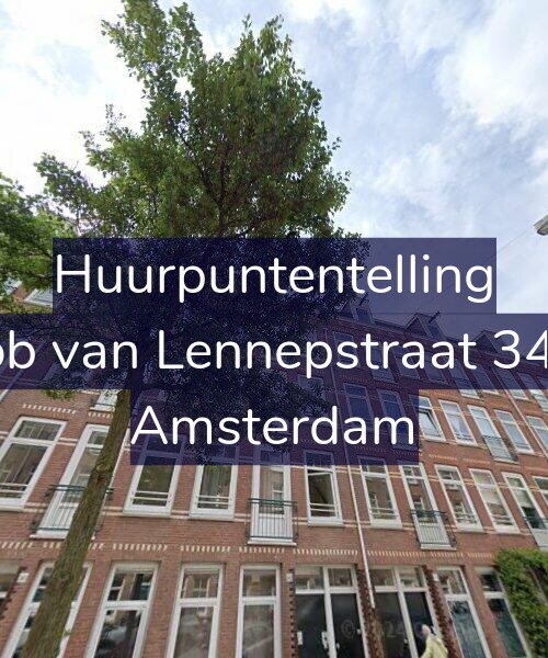 Foto gevel Huurpuntentelling voor Jacob van Lennepstraat 343-3, Amsterdam