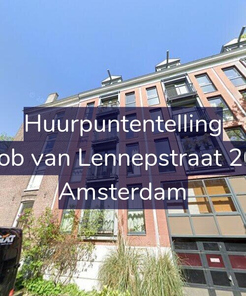 Foto gevel Huurpuntentelling voor Jacob van Lennepstraat 20-E, Amsterdam