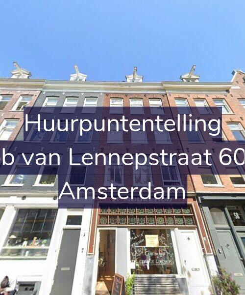 Foto gevel Huurpuntentelling voor Jacob van Lennepstraat 60-1A, Amsterdam