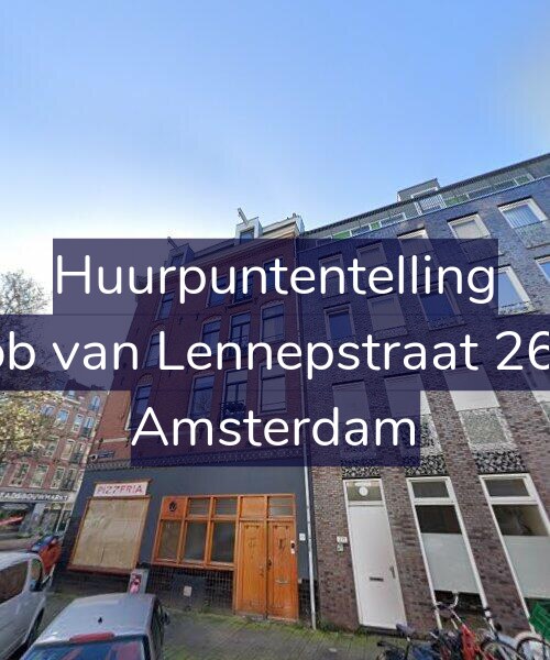 Foto gevel Huurpuntentelling voor Jacob van Lennepstraat 269-3, Amsterdam