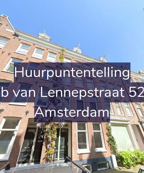 Foto gevel Huurpuntentelling voor Jacob van Lennepstraat 52-3A, Amsterdam