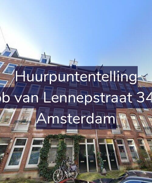 Foto gevel Huurpuntentelling voor Jacob van Lennepstraat 347-1, Amsterdam