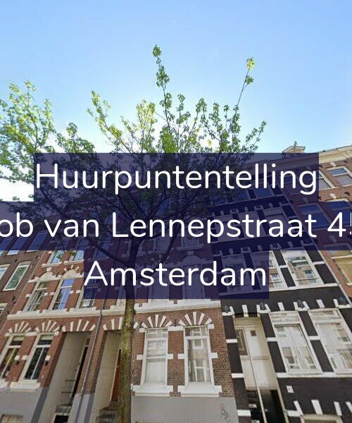 Foto gevel Huurpuntentelling voor Jacob van Lennepstraat 45-2, Amsterdam