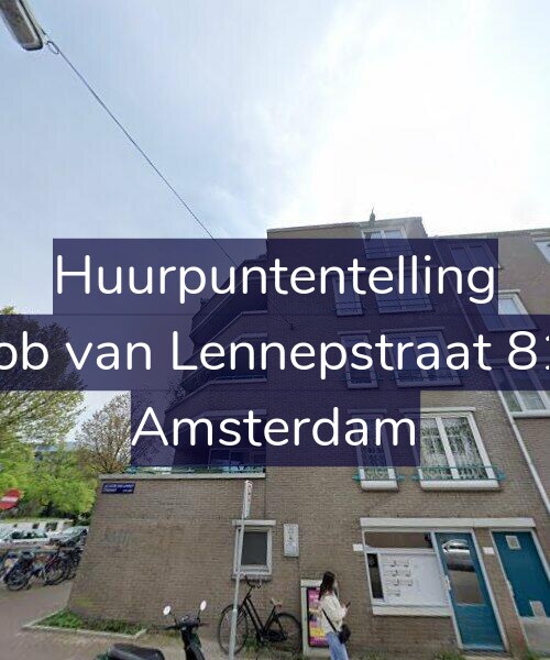 Foto gevel Huurpuntentelling voor Jacob van Lennepstraat 81-A, Amsterdam