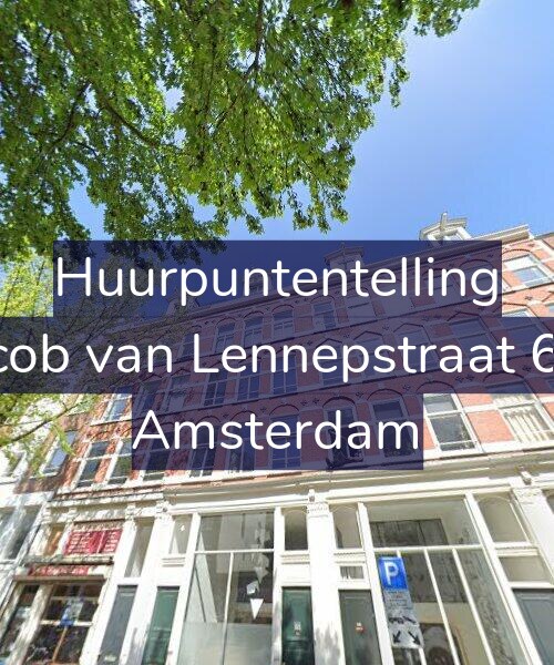 Foto gevel Huurpuntentelling voor Jacob van Lennepstraat 6-2, Amsterdam