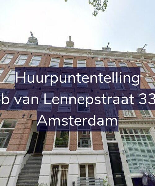 Foto gevel Huurpuntentelling voor Jacob van Lennepstraat 33-1V, Amsterdam