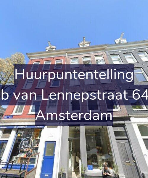 Foto gevel Huurpuntentelling voor Jacob van Lennepstraat 64-4A, Amsterdam