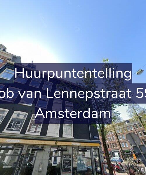 Foto gevel Huurpuntentelling voor Jacob van Lennepstraat 59-2, Amsterdam