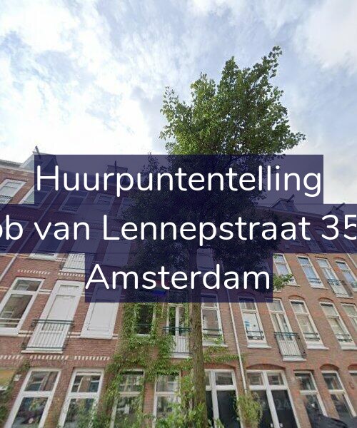 Foto gevel Huurpuntentelling voor Jacob van Lennepstraat 351-3, Amsterdam