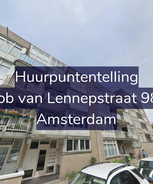 Foto gevel Huurpuntentelling voor Jacob van Lennepstraat 98-D, Amsterdam