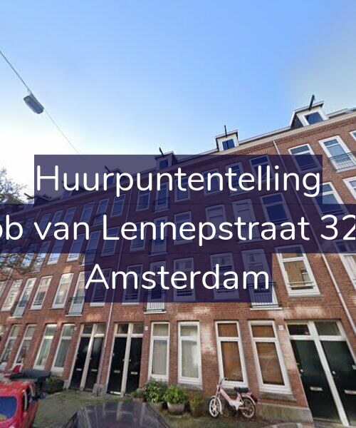 Foto gevel Huurpuntentelling voor Jacob van Lennepstraat 321-3, Amsterdam