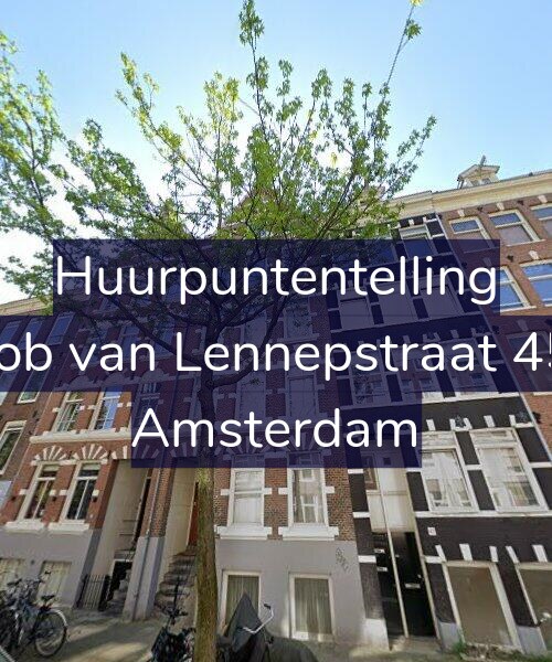 Foto gevel Huurpuntentelling voor Jacob van Lennepstraat 45-1, Amsterdam