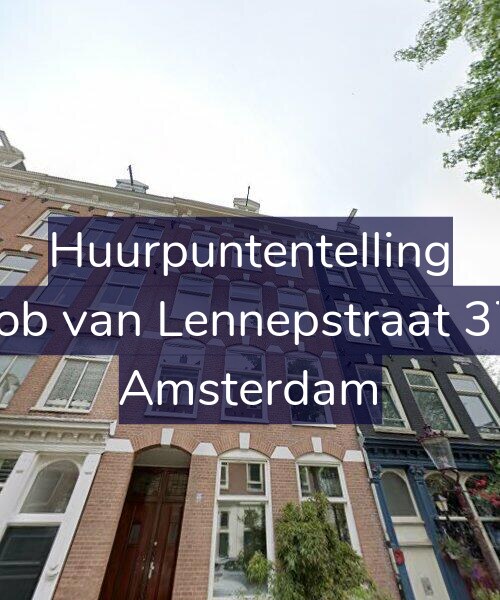 Foto gevel Huurpuntentelling voor Jacob van Lennepstraat 37-2, Amsterdam