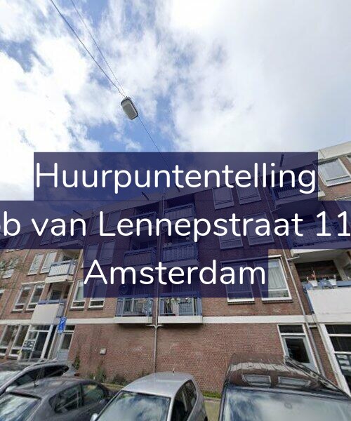 Foto gevel Huurpuntentelling voor Jacob van Lennepstraat 112-A, Amsterdam