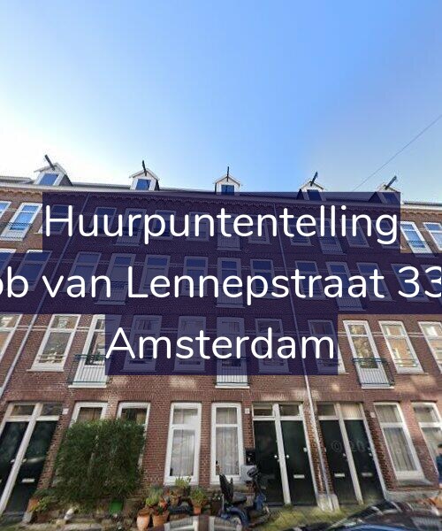 Foto gevel Huurpuntentelling voor Jacob van Lennepstraat 331-3, Amsterdam