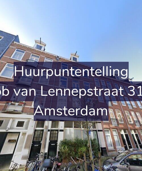 Foto gevel Huurpuntentelling voor Jacob van Lennepstraat 313-1, Amsterdam