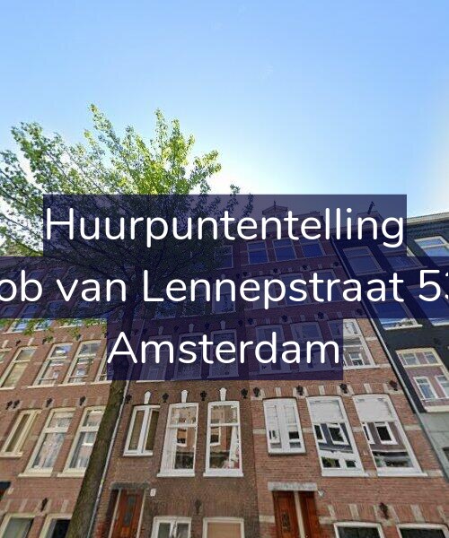 Foto gevel Huurpuntentelling voor Jacob van Lennepstraat 53-2, Amsterdam