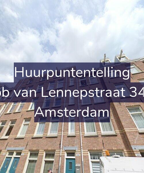 Foto gevel Huurpuntentelling voor Jacob van Lennepstraat 346-2, Amsterdam