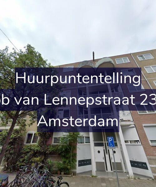 Foto gevel Huurpuntentelling voor Jacob van Lennepstraat 232-B, Amsterdam