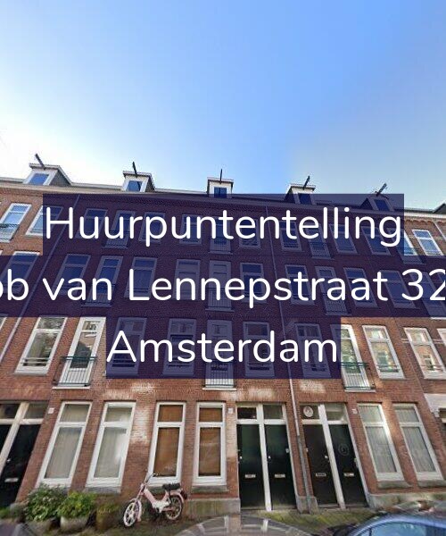 Foto gevel Huurpuntentelling voor Jacob van Lennepstraat 323-3, Amsterdam