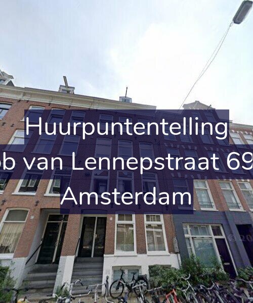 Foto gevel Huurpuntentelling voor Jacob van Lennepstraat 69-3V, Amsterdam