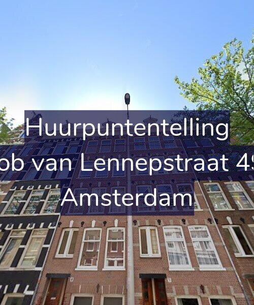 Foto gevel Huurpuntentelling voor Jacob van Lennepstraat 49-3, Amsterdam