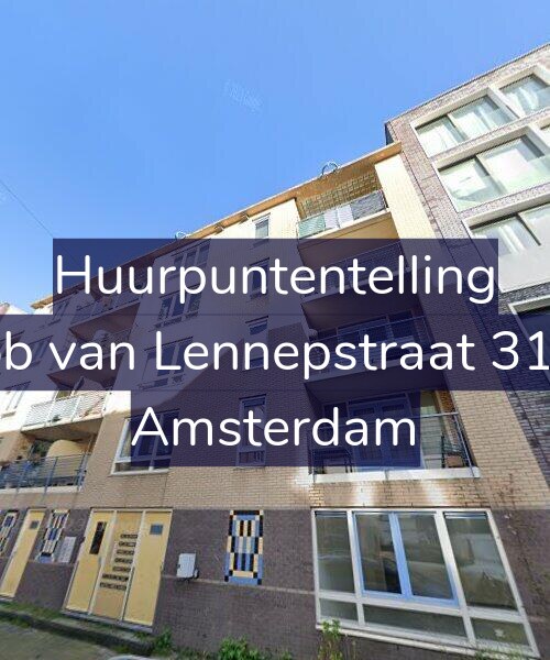 Foto gevel Huurpuntentelling voor Jacob van Lennepstraat 318-A, Amsterdam